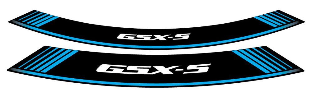 PUIG 9442A Rim Strips Specials  passend fuer SUZUKI GSX-S1000 Blau