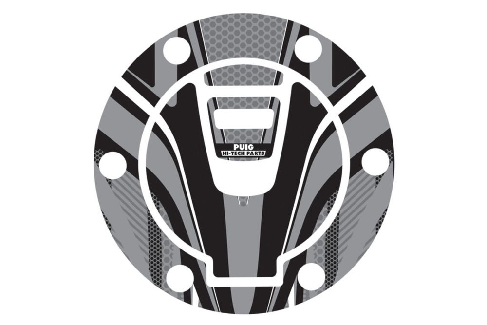 PUIG 9447U Tankdeckelabdeckungen Radikal  passend fuer KTM 1290 SUPER ADVENTURE T Grau