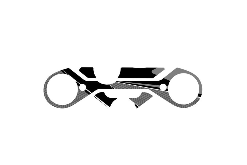 PUIG 21381U Radikal Yoke Protector  passend fuer KTM RC125 Grau