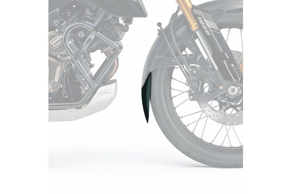 PUIG 21847N Verlängerung des vorderen Schutzblechs  passend fuer SUZUKI DL1050DE V-STROM Schwarz