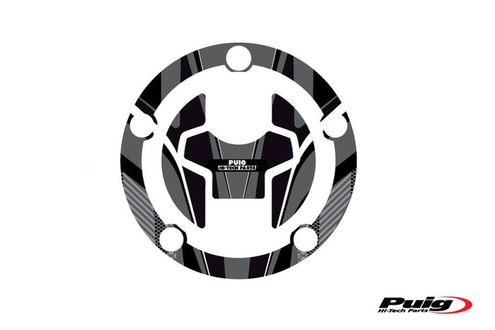 PUIG 9965U Tankdeckelabdeckungen Radikal  passend fuer SUZUKI GSX-S125 Grau