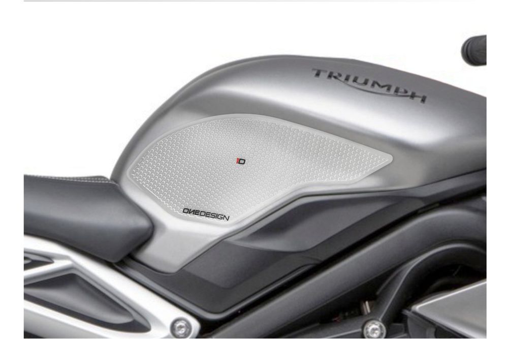 PUIG 20087W Seitliche Tankprotektor  passend fuer TRIUMPH DAYTONA 675 Transparent