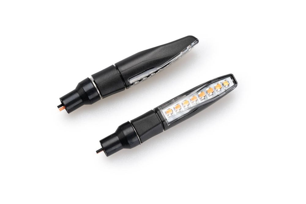 PUIG 21784N Rugged Blinkerset  passend fuer DUCATI PANIGALE V2 Schwarz