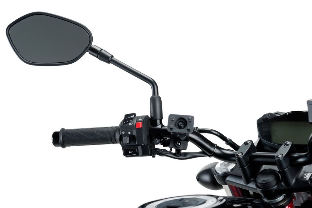PUIG 3534N Halterunge für Handys und Schutzhülle  passend fuer GILERA RUNNER Schwarz