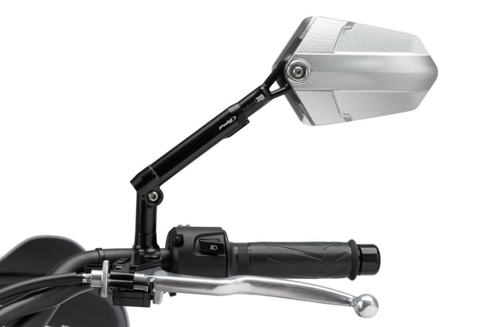 PUIG 014ND Explorer Rückspiegel  passend fuer KAWASAKI Z750 Aluminium