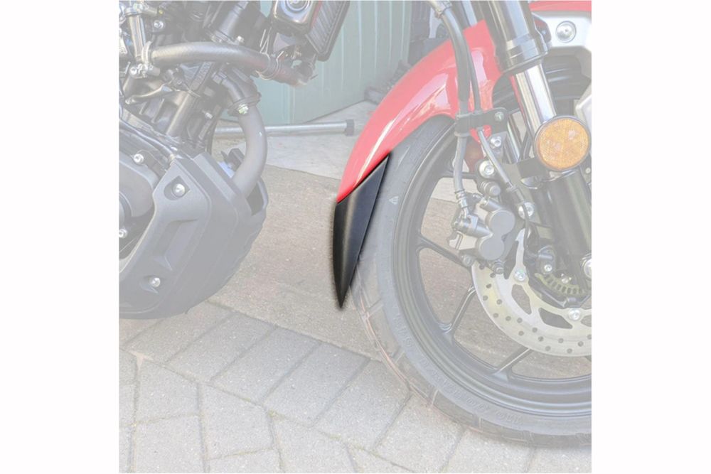 PUIG 21638N Verlängerung des vorderen Schutzblechs  passend fuer YAMAHA XSR 125 Schwarz