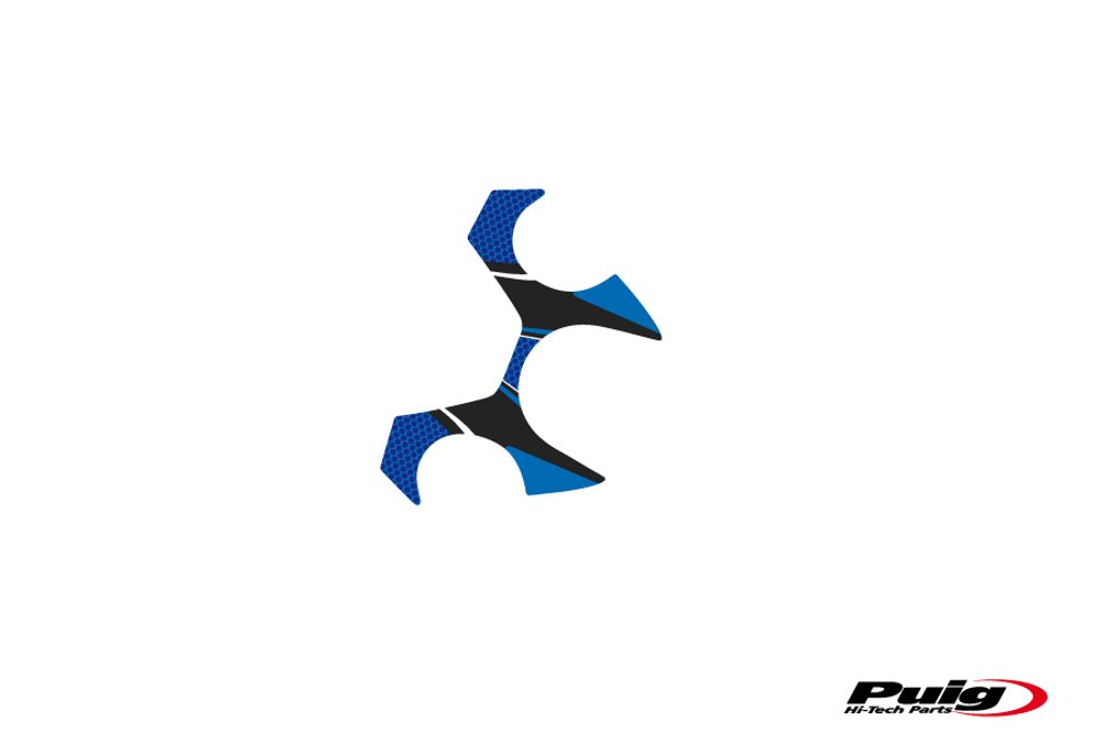 PUIG 6910A Radikal Yoke Protector  passend fuer YAMAHA XJ6 Blau