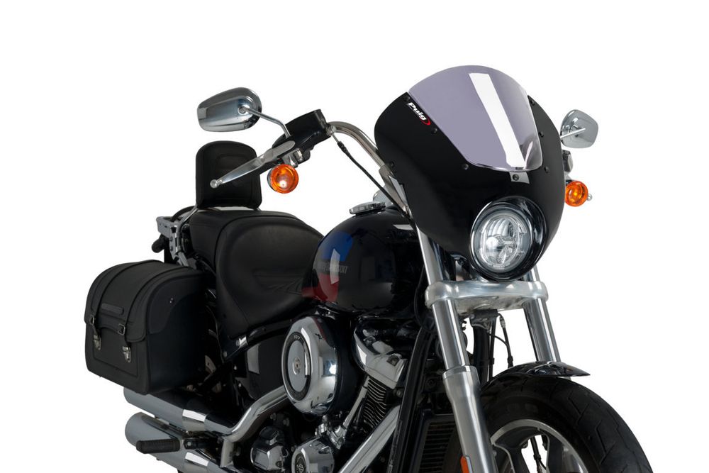 PUIG 21096H Dark Night  passend fuer HARLEY DAVIDSON SOFTAIL LOW RIDER FXLR Getönt
