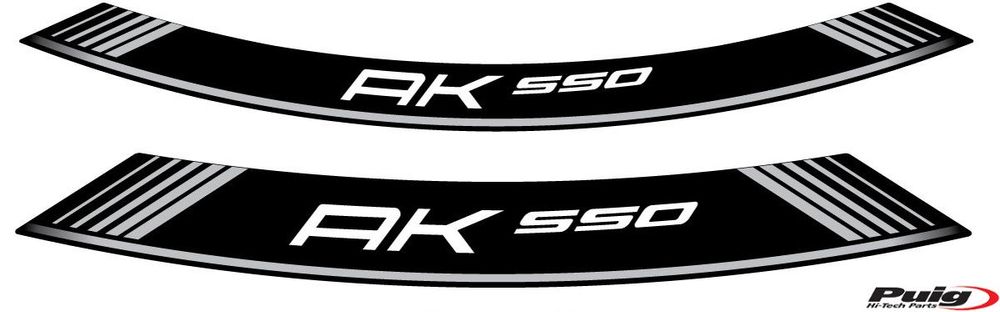 PUIG 9630P Rim Strips Specials  passend fuer KYMCO AK550 PREMIUM Silber