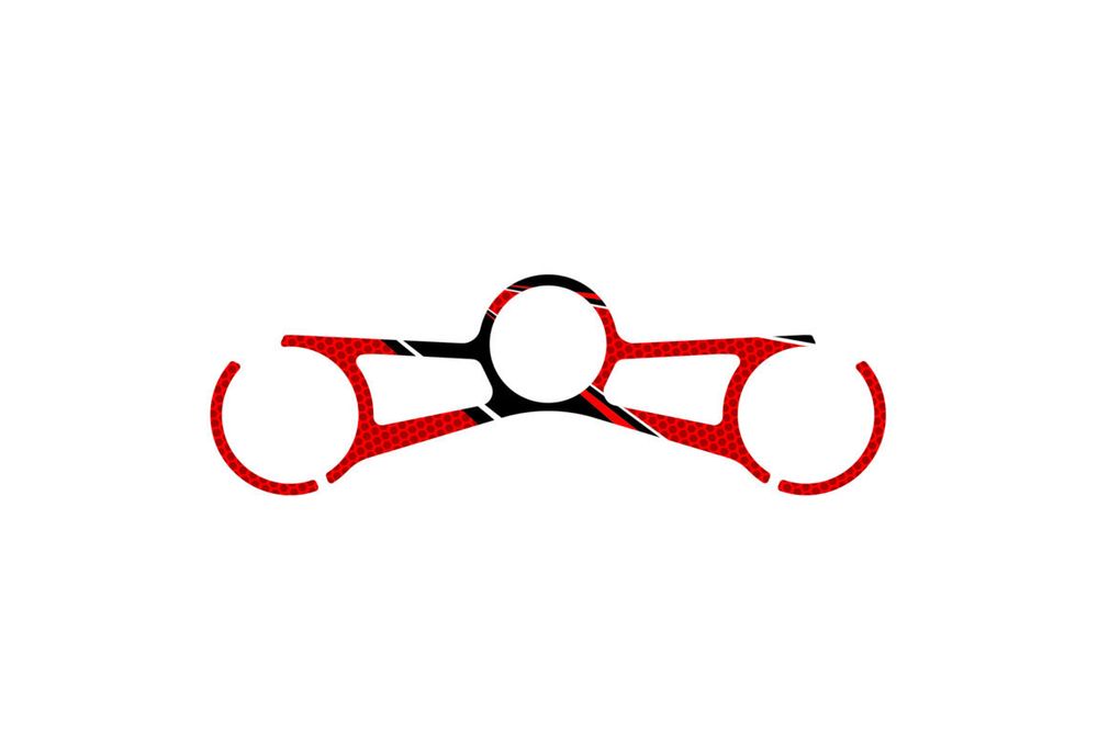 PUIG 3710R Radikal Yoke Protector  passend fuer BMW S1000RR Rot