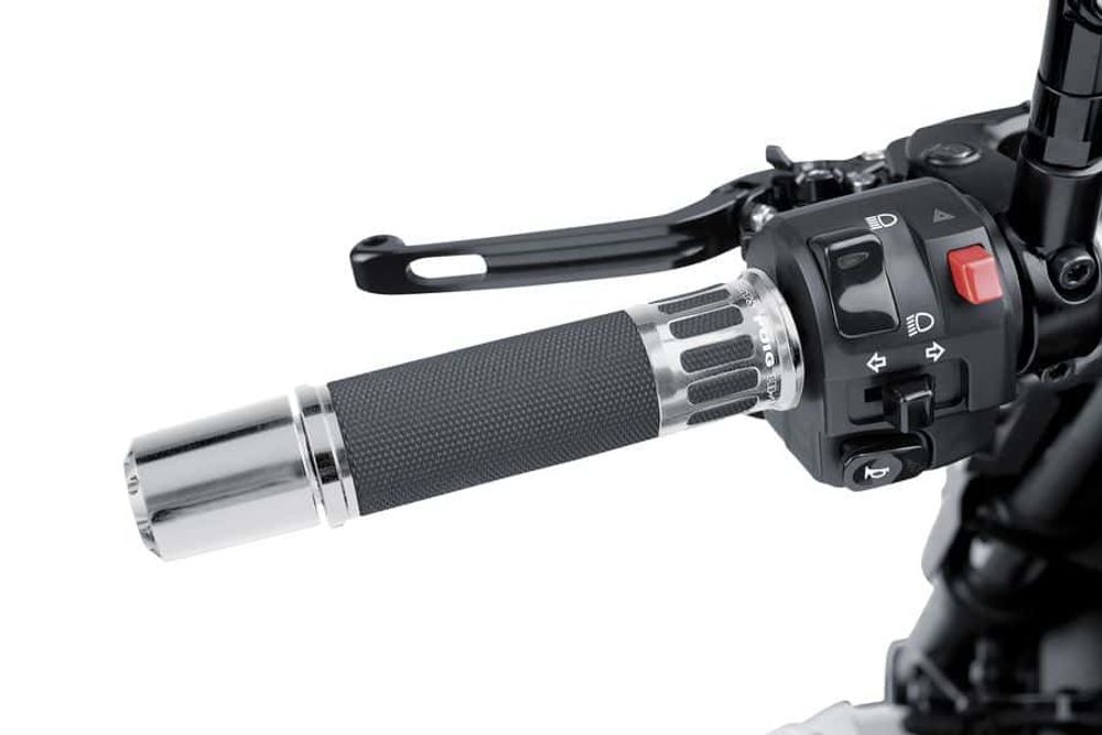 PUIG 5879P Racing Griffe  passend fuer KAWASAKI KLE500 Silber