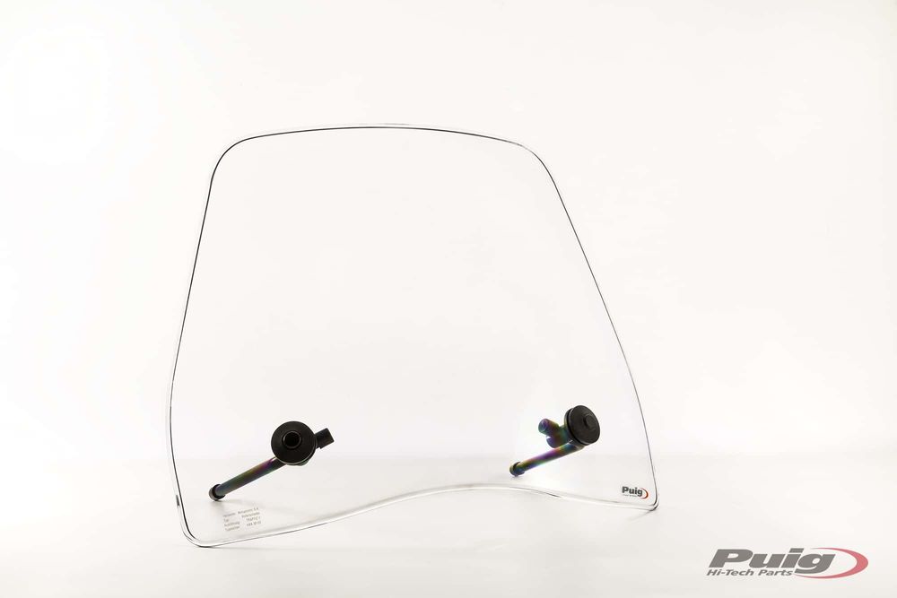 PUIG 6011W Rollerscheibe Trafic  passend fuer APRILIA SR MOTARD 50 Transparent