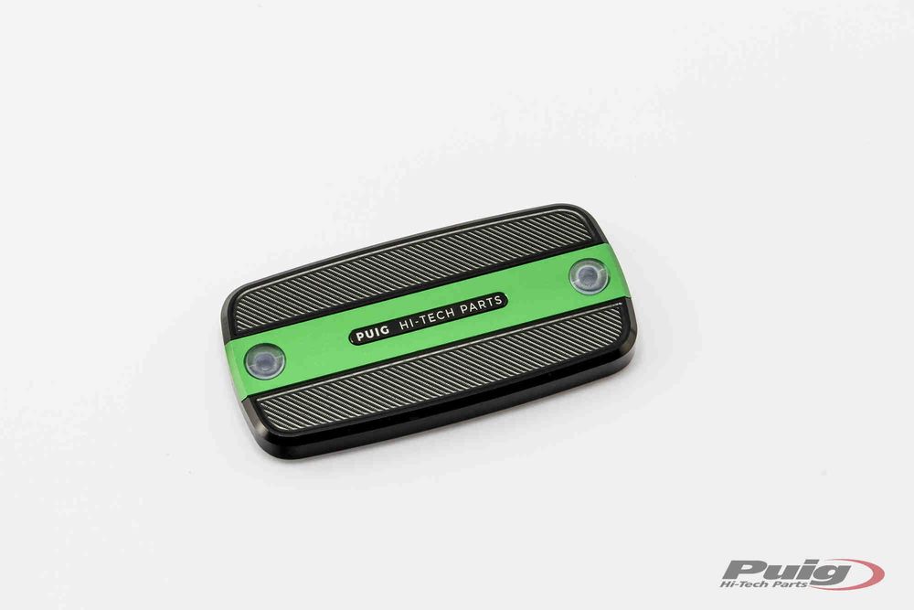 PUIG 9262V Vorderer Bremsflüssigkeitsbehälterdeckel  passend fuer HONDA CBF600 Grün