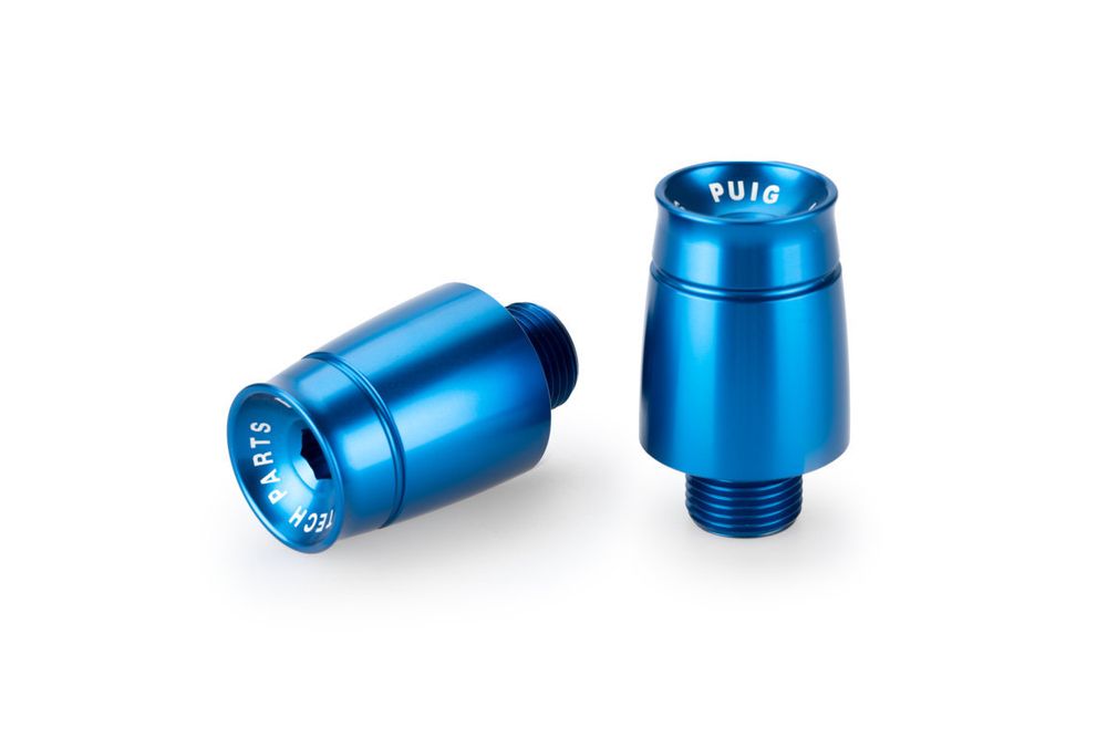 PUIG 21358A Lenkerenden Sport  passend fuer APRILIA RSV4 FACTORY Blau
