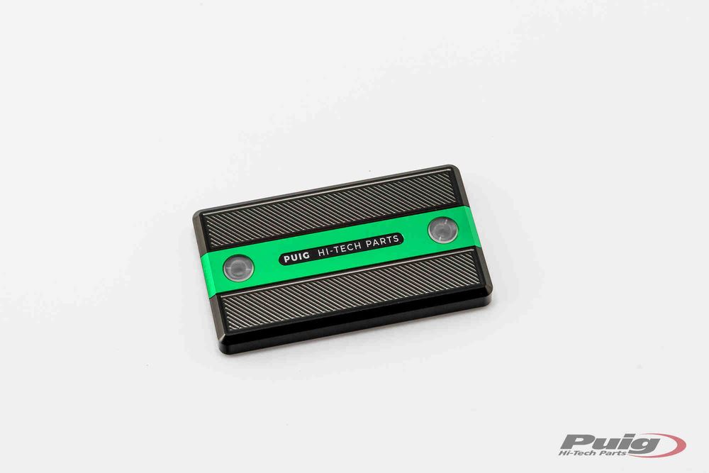 PUIG 9270V Vorderer Bremsflüssigkeitsbehälterdeckel  passend fuer SUZUKI SV650S Grün