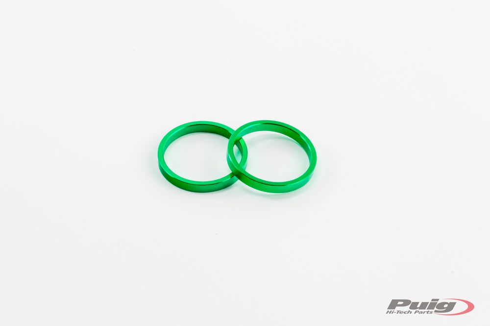 PUIG 9170V Kurze Lenkerendgewichte mit Ring  passend fuer BMW F800R Grün