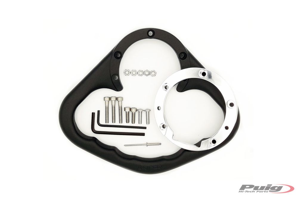 PUIG 9035N Haltering  passend fuer APRILIA TUONO V4R Schwarz