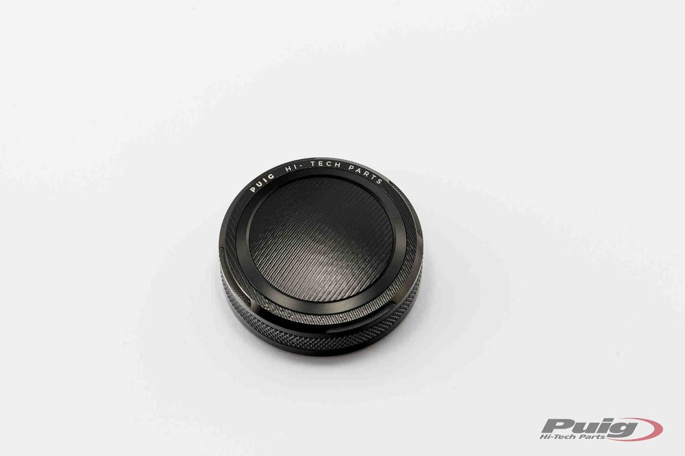 PUIG 9264N Vorderer Bremsflüssigkeitsbehälterdeckel  passend fuer SUZUKI GSX-R750 Schwarz