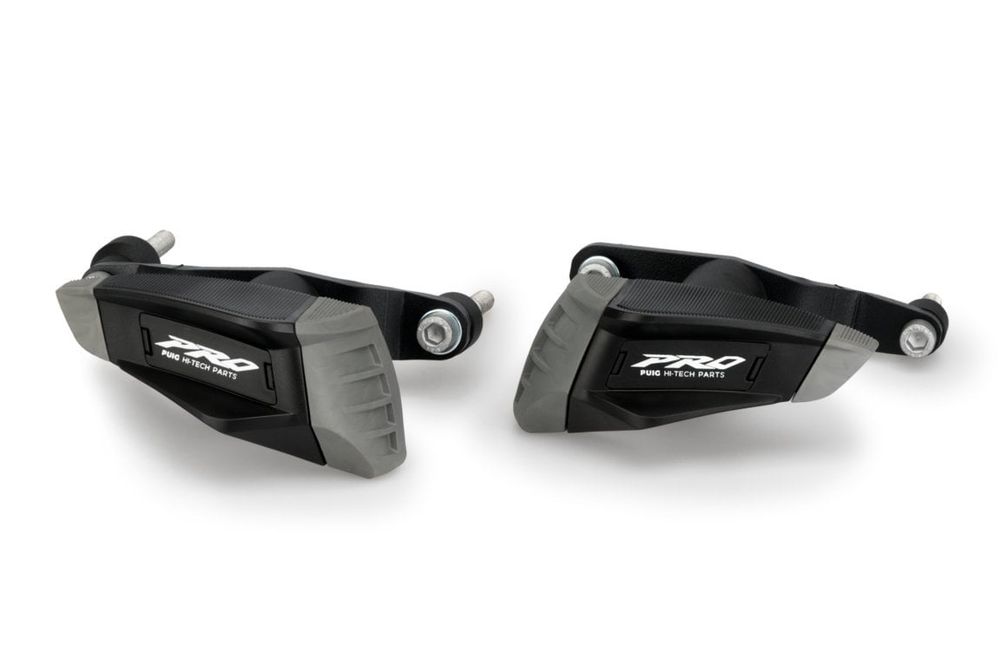 PUIG 21812N Sturzpads PRO 2.0  passend fuer KAWASAKI ER-6F Schwarz