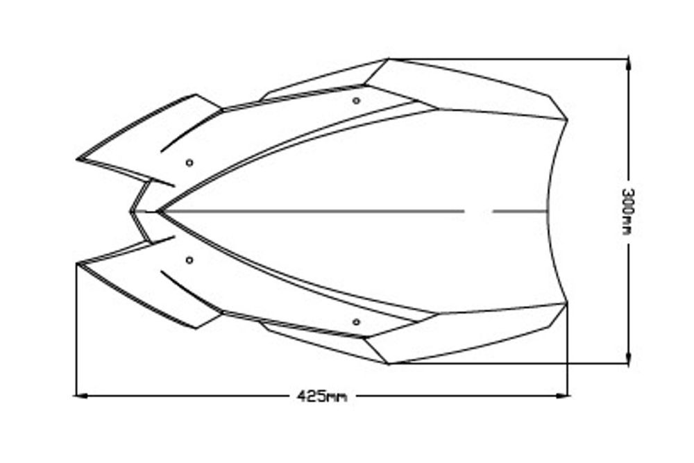 PUIG 3865F New Generation Touring  passend fuer KAWASAKI Z650 Stark getönt