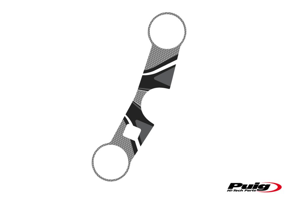 PUIG 6939U Radikal Yoke Protector  passend fuer SUZUKI GSX-R1000 Grau