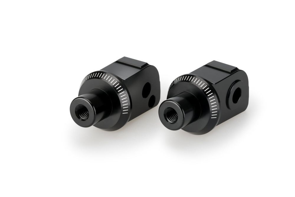 PUIG 20759N Vintage Fußrasten  passend fuer HONDA FORZA 750 Schwarz