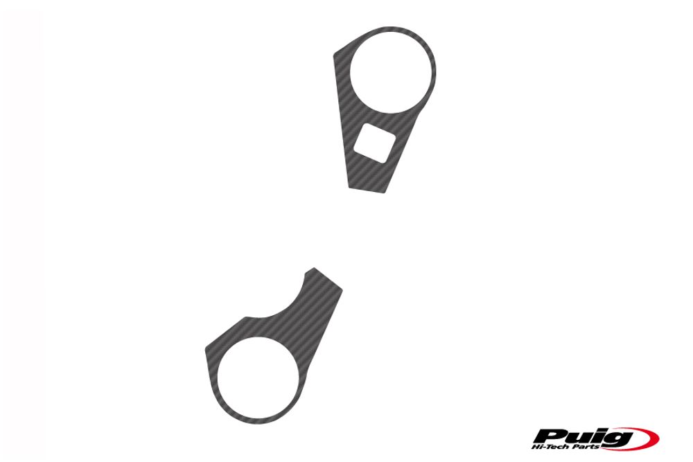 PUIG 5065C Yoke Protector Xtreme  passend fuer SUZUKI GSX-R1000 Carbon look