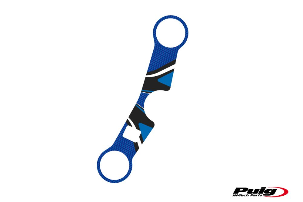 PUIG 6934A Radikal Yoke Protector  passend fuer SUZUKI SV650S Blau