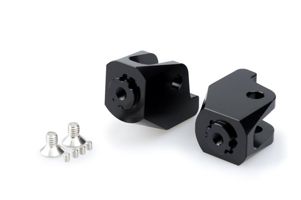 PUIG 20246N Vintage Fußrasten  passend fuer TRIUMPH TIGER 800 Schwarz