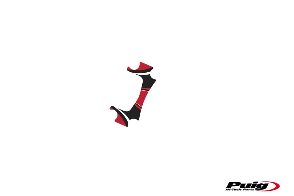 PUIG 6957R Radikal Yoke Protector  passend fuer KAWASAKI ER-6N Rot
