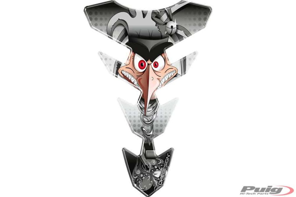 PUIG 6496U Joker Tankprotektor  passend fuer HONDA NT650V DEAUVILLE Grau