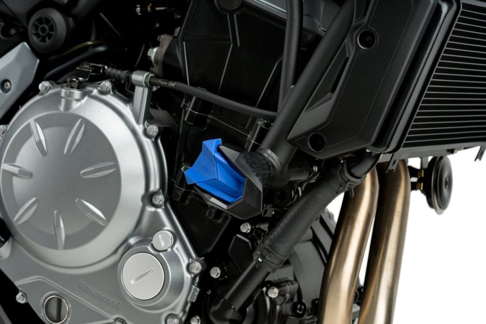 PUIG 3148A Sturzpads R19  passend fuer SUZUKI GSX-R750 Blau
