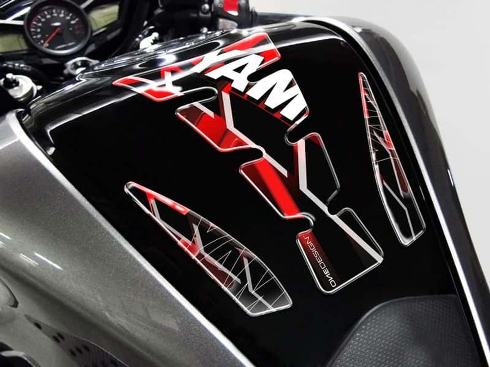 PUIG 4722R Wings Tankprotektor  passend fuer YAMAHA FZR1000 Rot