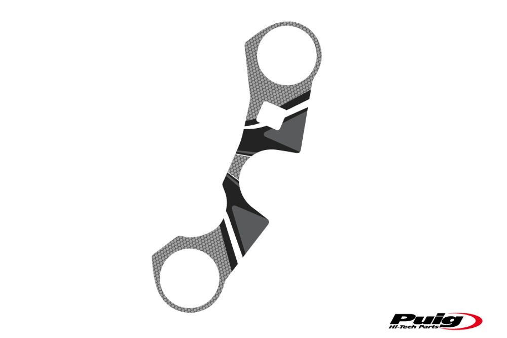 PUIG 6938U Radikal Yoke Protector  passend fuer SUZUKI GSX-R600 Grau