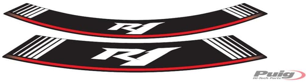 PUIG 5529P Rim Strips Specials  passend fuer YAMAHA YZF-R1 Silber