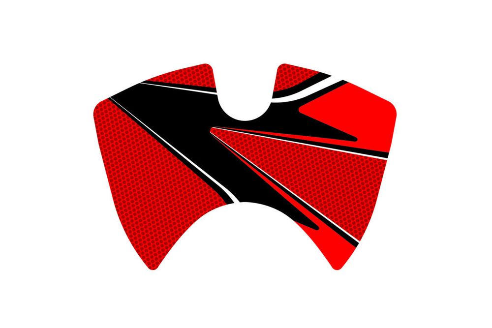 PUIG 3650R Radikal Yoke Protector  passend fuer SUZUKI GSX-S1000 KATANA Rot