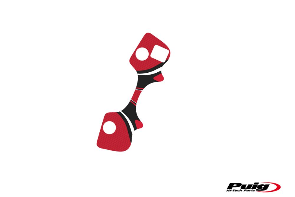 PUIG 6914R Radikal Yoke Protector  passend fuer SUZUKI GSX-R1300 HAYABUSA Rot