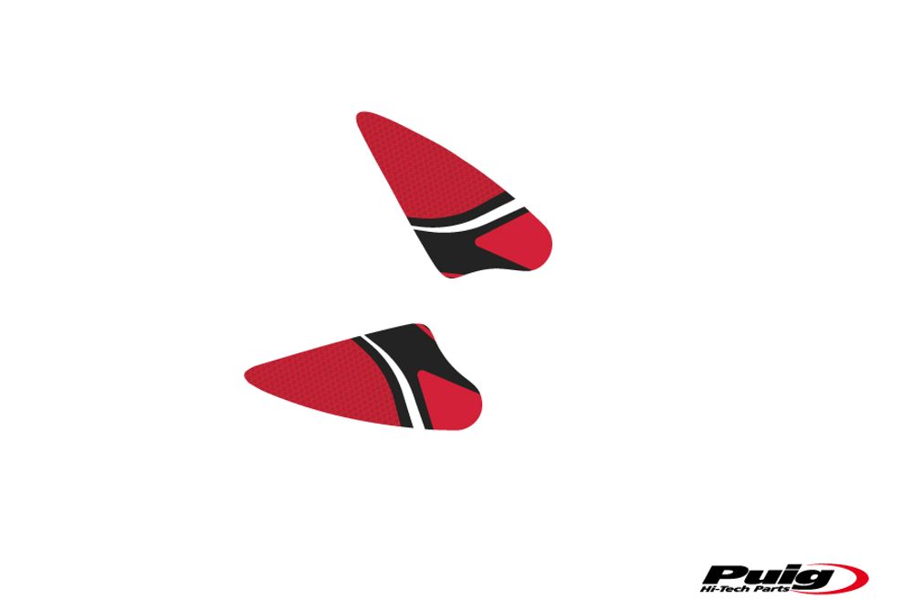 PUIG 6978R Radikal Yoke Protector  passend fuer DUCATI MONSTER 696 Rot