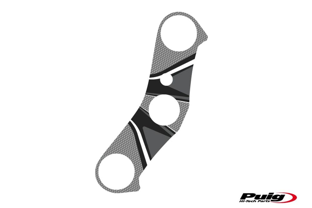 PUIG 6928U Radikal Yoke Protector  passend fuer YAMAHA YZF-R1 Grau