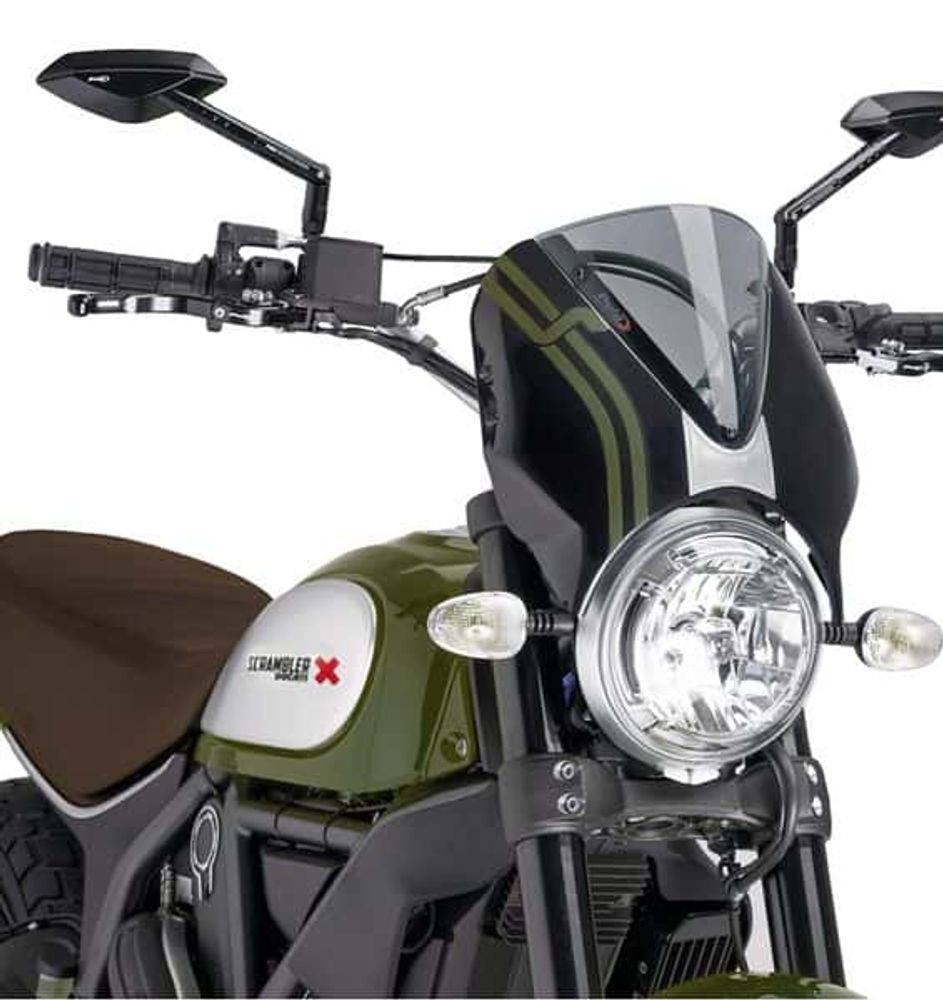 PUIG 7652H Retrovision  passend fuer DUCATI SCRAMBLER ICON Getönt