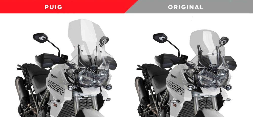 PUIG 9656H Tourenscheibe  passend fuer TRIUMPH TIGER 800 XCX Getönt