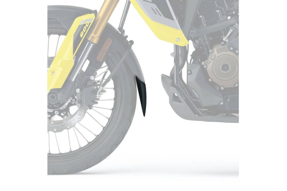PUIG 21843N Verlängerung des vorderen Schutzblechs  passend fuer SUZUKI DL800 V-STROM DE Schwarz