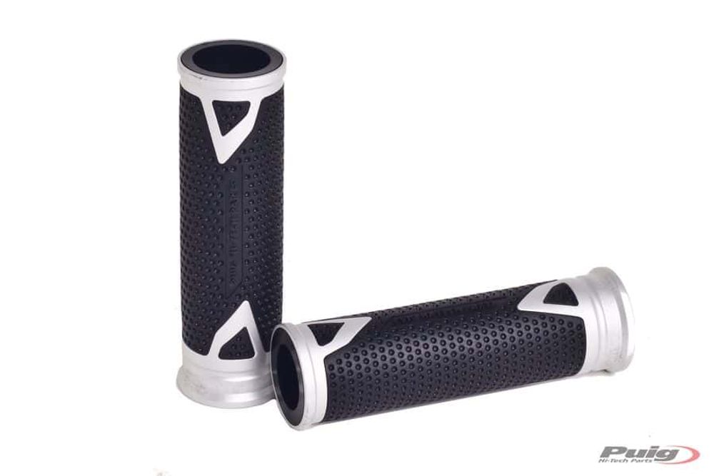 PUIG 8191P Radikal Griffe  passend fuer KAWASAKI KLE500 Silber