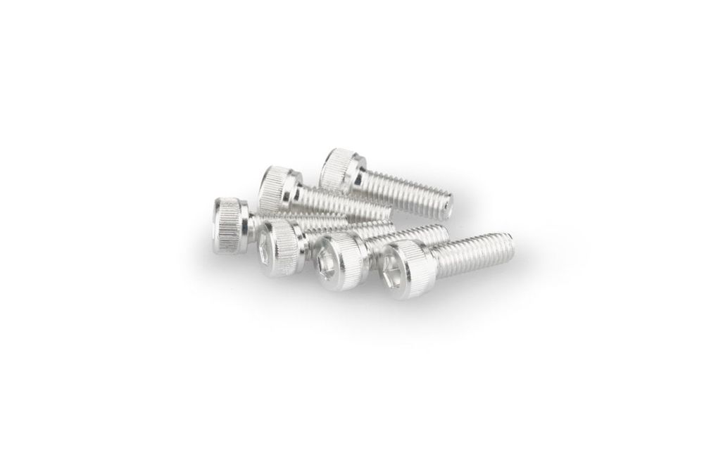 PUIG 0146P Muttern aus Anodisierten Aluminium  passend fuer UNIVERSAL UNIVERSAL Silber