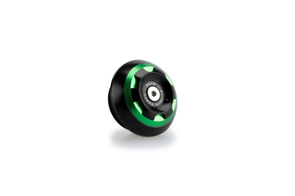 PUIG 20342V Motorölablassschraube TRACK  passend fuer KAWASAKI ZZR1200 Grün