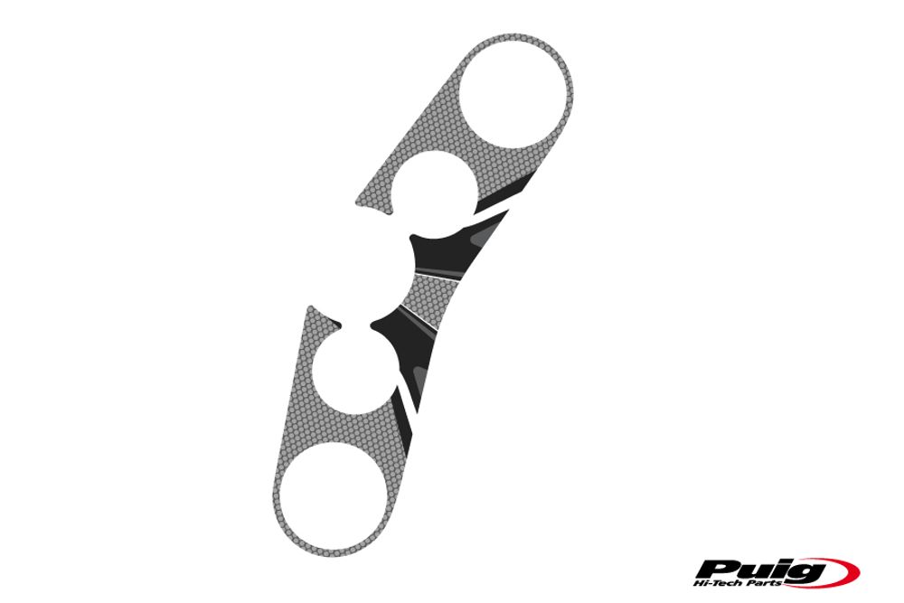 PUIG 6918U Radikal Yoke Protector  passend fuer SUZUKI GSR750 Grau