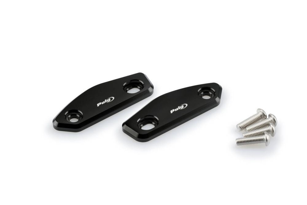 PUIG 3851N Rückspiegel Kappen  passend fuer SUZUKI GSX-R250 Schwarz