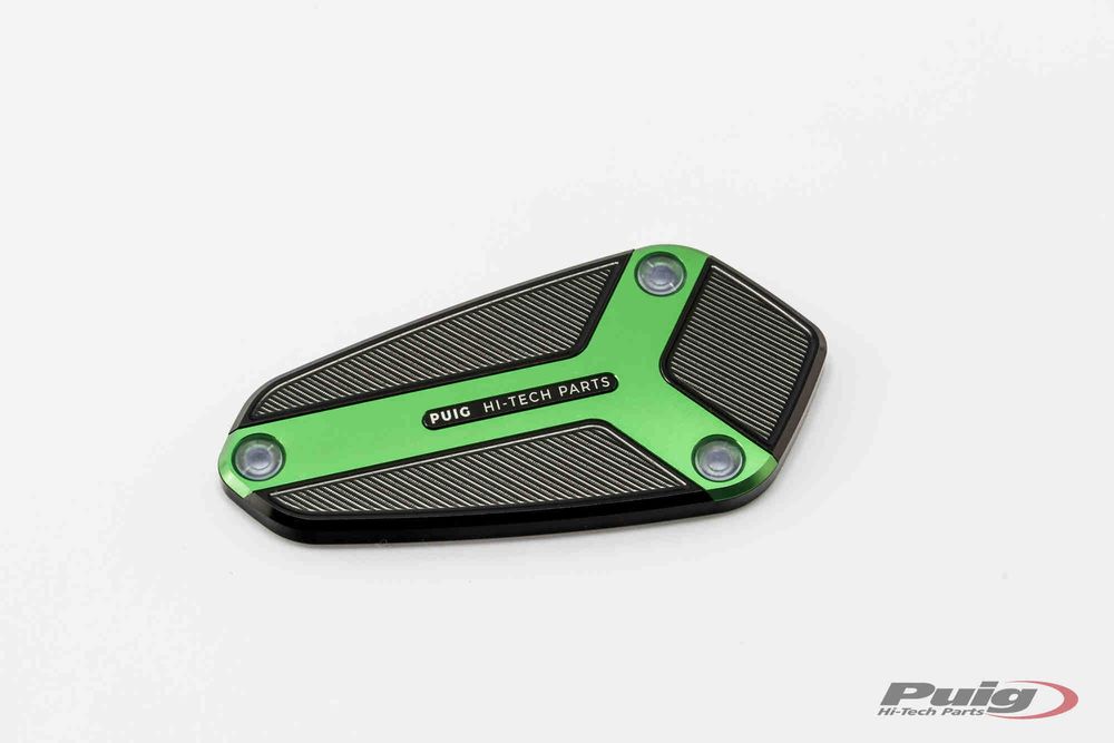 PUIG 9277V Vorderer Bremsflüssigkeitsbehälterdeckel  passend fuer KAWASAKI Z1000 Grün