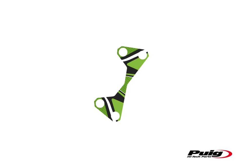 PUIG 6952V Radikal Yoke Protector  passend fuer KAWASAKI Z1000 Grün