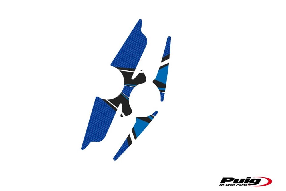 PUIG 6983A Radikal Yoke Protector  passend fuer BMW K1200 R SPORT Blau